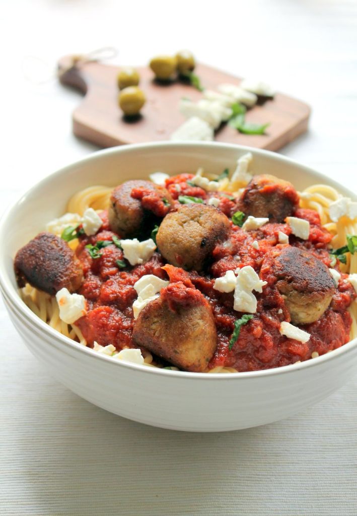 An easy, tasty vegetarian homemade meatball recipe! Eggplant (aubergine) pairs with feta cheese for an amazing flavor. Even people who don't usually like eggplant will devour these healthy veggie balls!