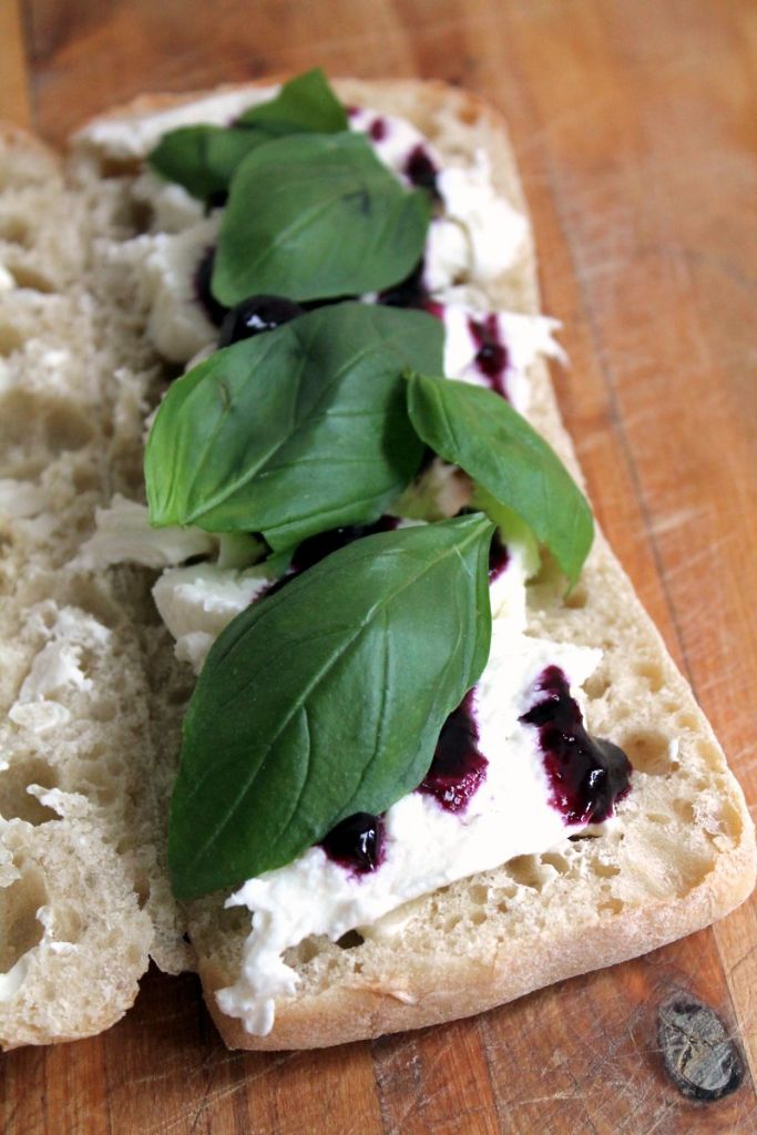 blueberry mozzarella panini