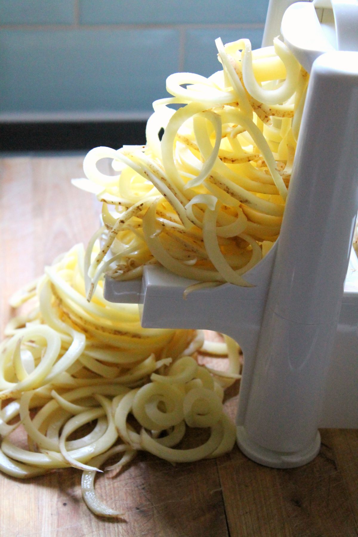 Super easy to make with a spiralizer! You can be eating them in half an hour with minimal effort.