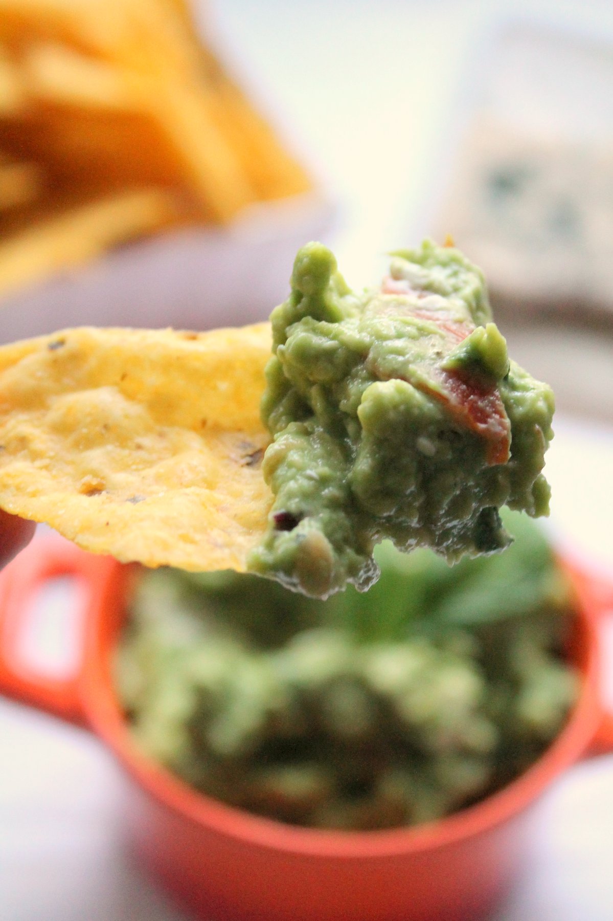 Blue Cheese Guacamole with Basil Happy Veggie Kitchen