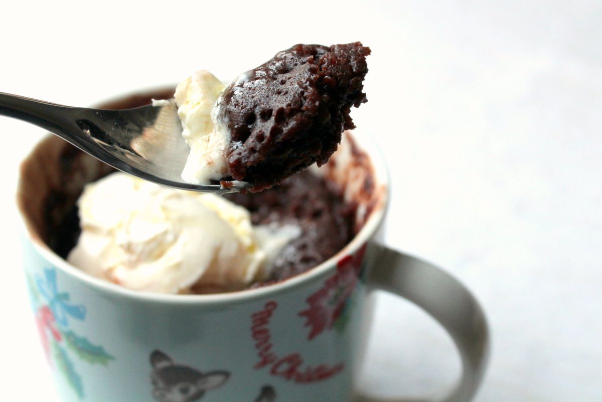 This mug cake is easy and deliciously festive, it reminds me of British classic Terry's chocolate orange!
