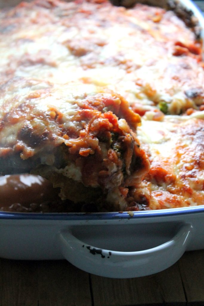#vegetarian and #glutenfree - this is kind of like a stuffed cabbage casserole, but with the flavors of lasagne!