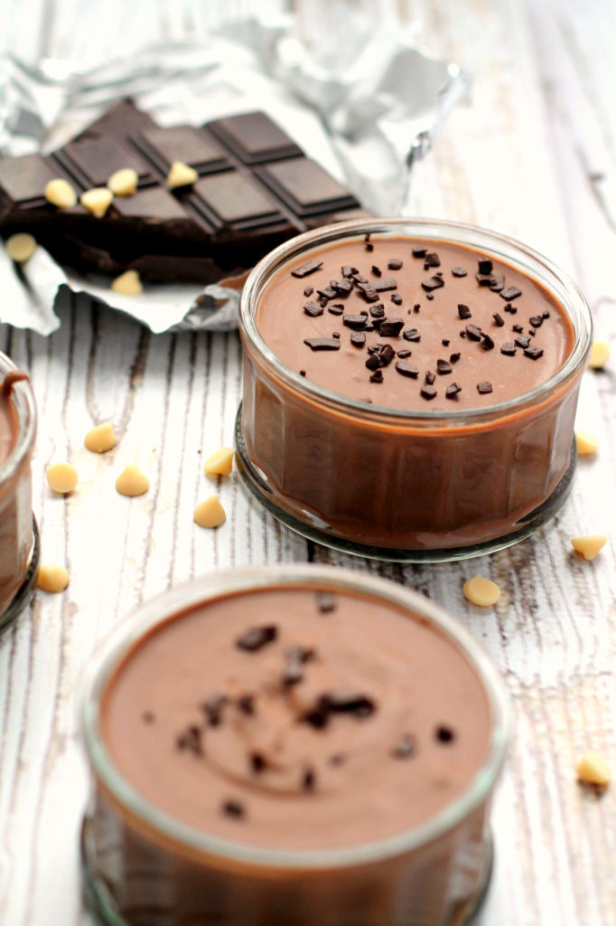 Easy Baileys Chocolate Dessert Pots - Happy Veggie Kitchen