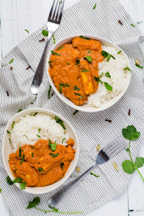 Butter Halloumi Curry Happy Veggie Kitchen