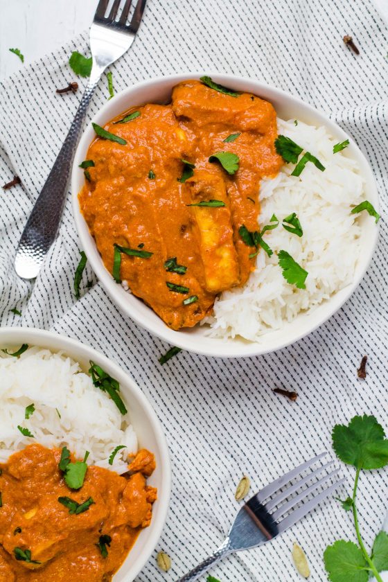 Butter Halloumi Curry Happy Veggie Kitchen