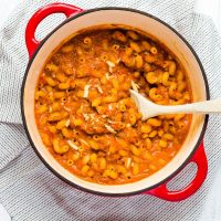 One Pot Pasta with Cheesy Lentil Sauce