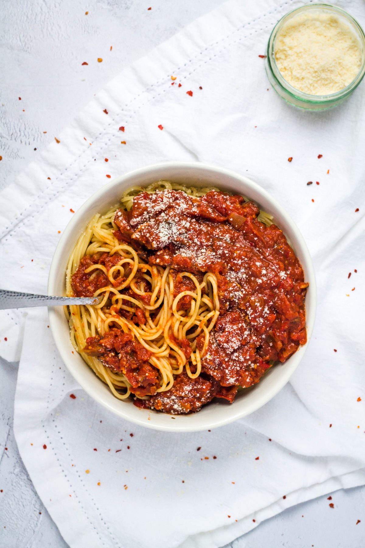 The Best Vegetarian Spaghetti Sauce Happy Veggie Kitchen