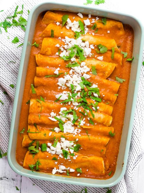 Summer Vegetable & Goat Cheese Enchiladas Happy Veggie Kitchen