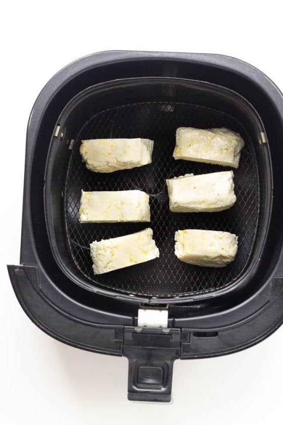 Air Fryer Halloumi Cheese Happy Veggie Kitchen