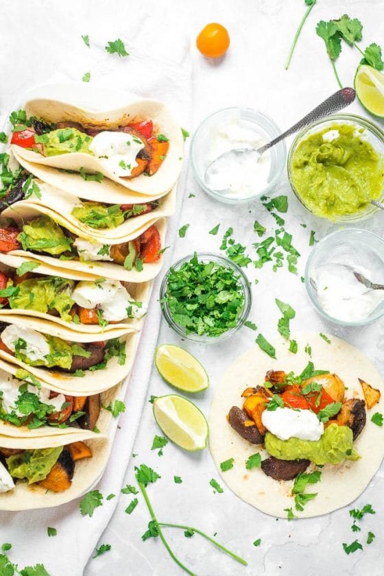 Roasted Veggie Tacos with Burrata Happy Veggie Kitchen