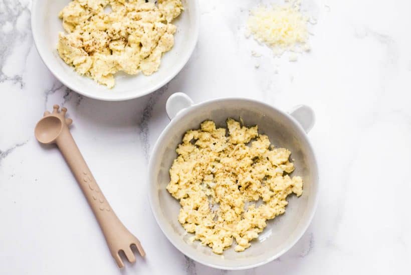 Tasty Scrambled Eggs for Babies Happy Veggie Kitchen
