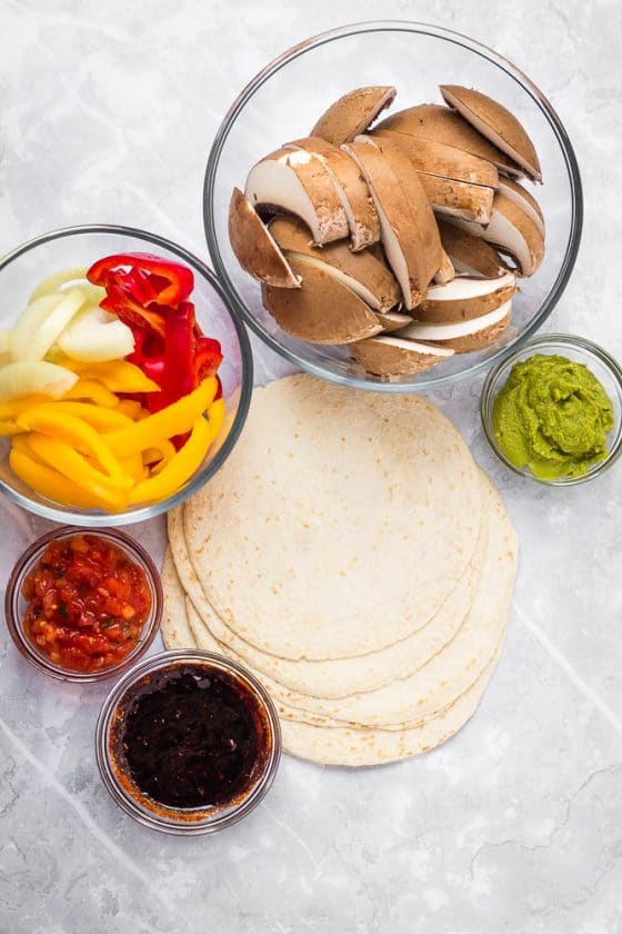 Air Fryer Veggie Fajitas Happy Veggie Kitchen