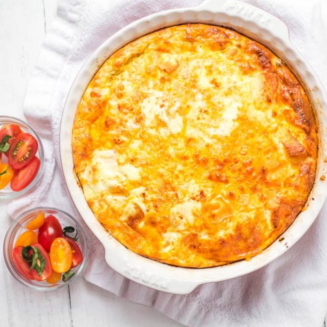 Easiest Cheese & Onion Quiche Happy Veggie Kitchen