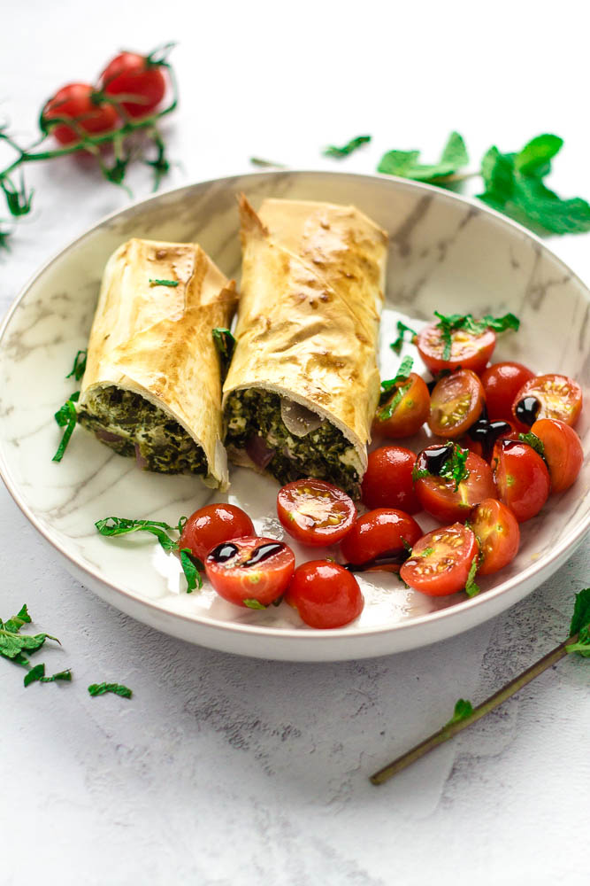Panecillos para freír con aire Spanakopita Panecillos para freír con aire Spanakopita