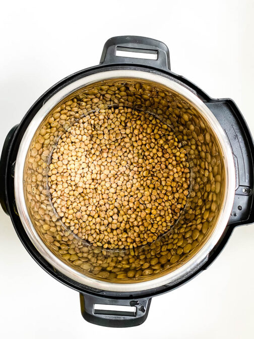 Instant Pot Green Lentils Happy Veggie Kitchen