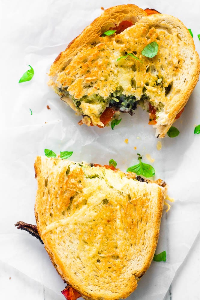 Air Fryer Veggie Sandwich