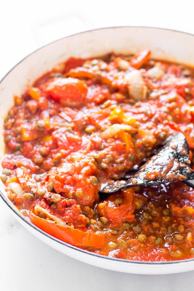 Roasted Pepper & Feta Curry - Happy Veggie Kitchen