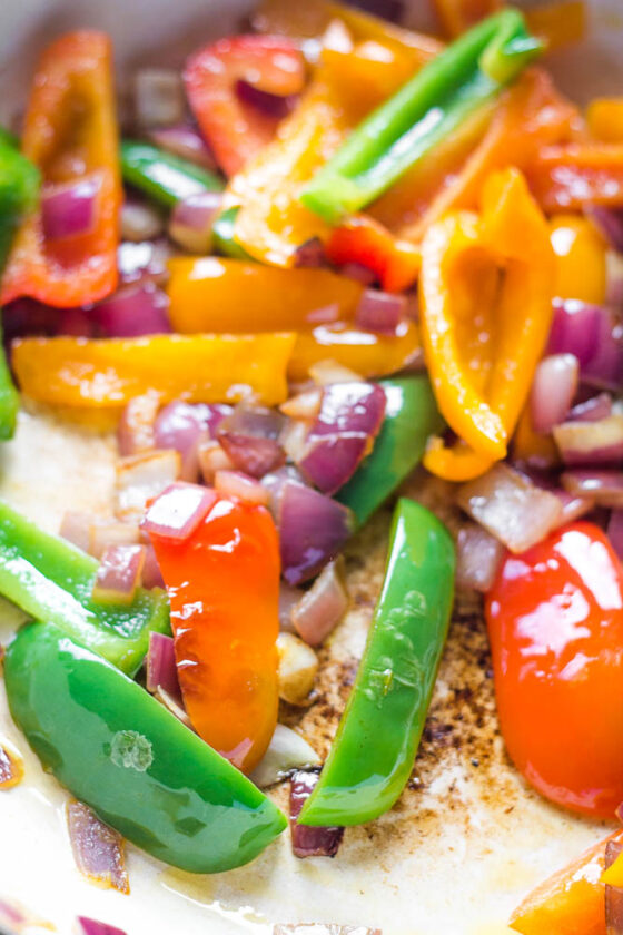 Vegetarian Stuffed Pepper Casserole Happy Veggie Kitchen