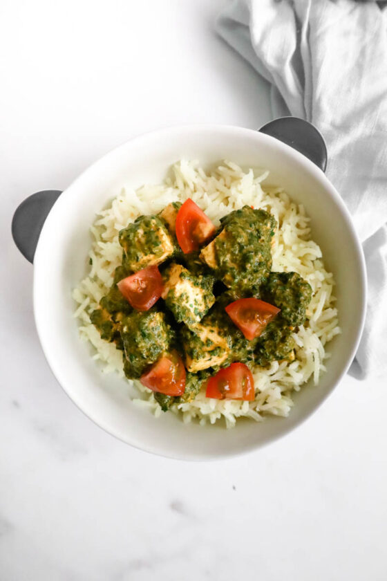Palak Paneer Curry for Babies, Toddlers & Kids Happy Veggie Kitchen