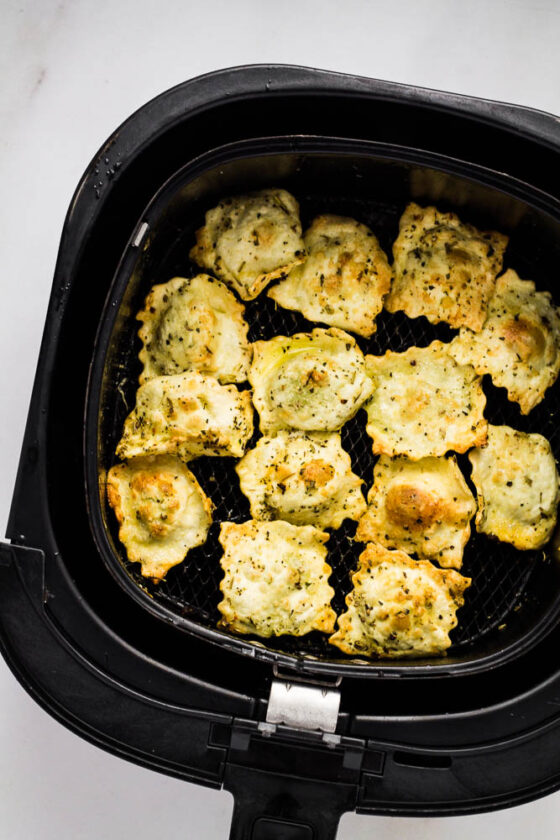 Air Fryer Ravioli (without breading) Happy Veggie Kitchen