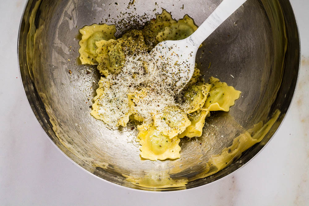 Air Fryer Ravioli (without breading) Happy Veggie Kitchen