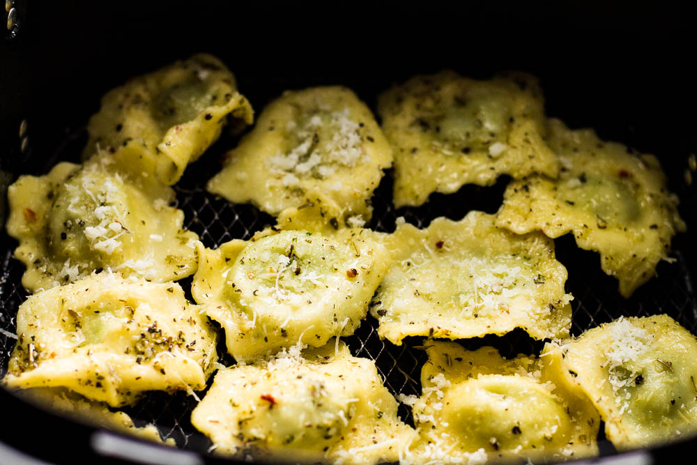 Air Fryer Ravioli (without breading) Happy Veggie Kitchen