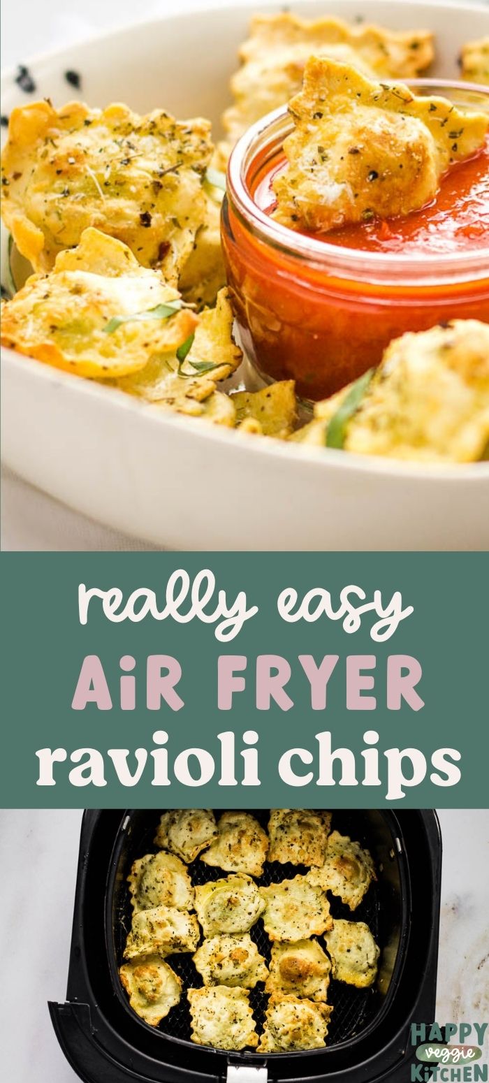 Air Fryer Ravioli (without breading) Happy Veggie Kitchen