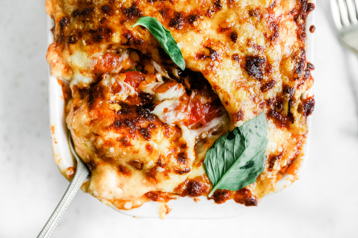 Vegetarian Cabbage Lasagna with Red Lentil Sauce Happy Veggie Kitchen