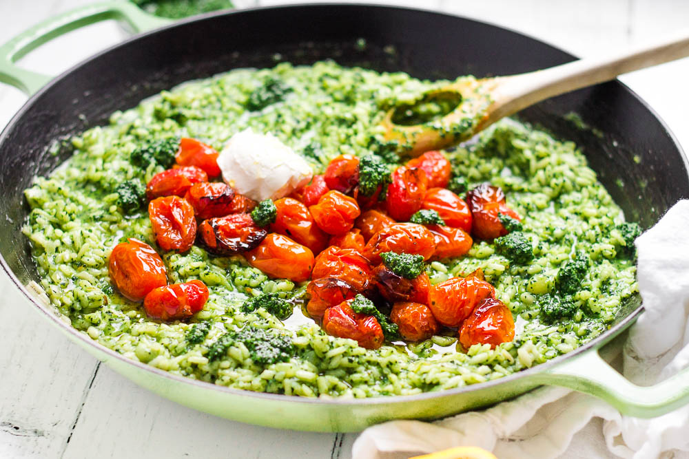 Cavolo Nero Pesto Risotto Happy Veggie Kitchen