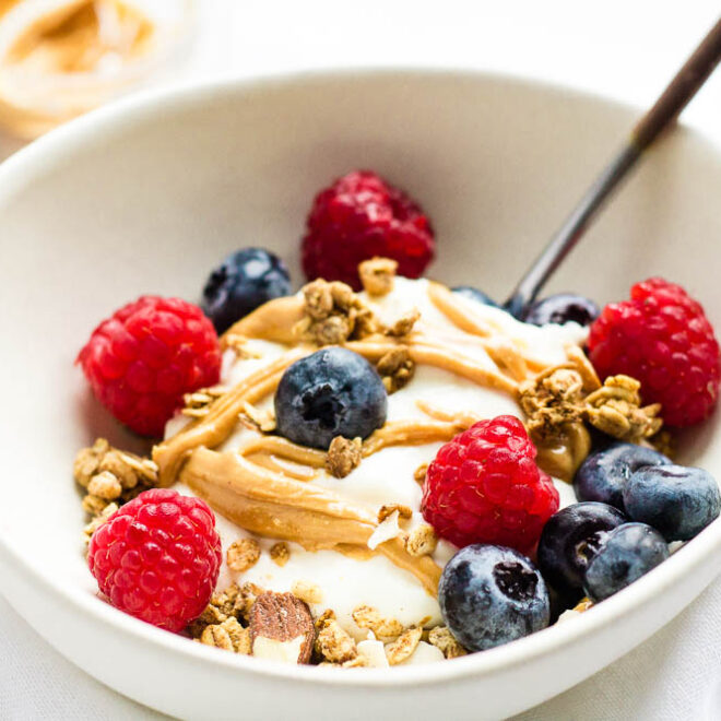 Quark Breakfast Bowls Happy Veggie Kitchen