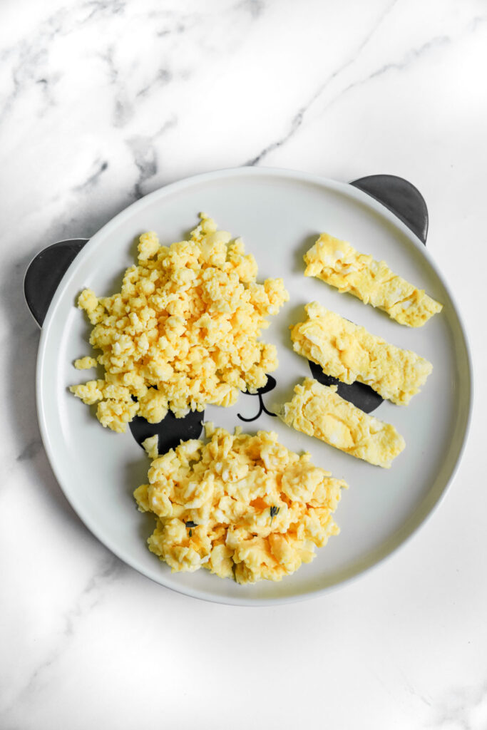 Tasty Scrambled Eggs for Babies Happy Veggie Kitchen