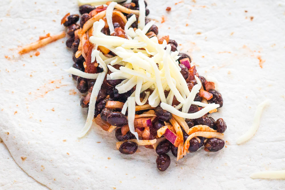 Air Fryer Bean & Cheese Burritos Happy Veggie Kitchen