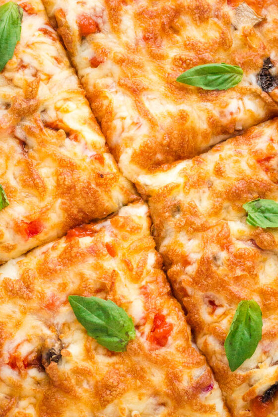 Making Air Fryer Pizzas with Premade Crust Happy Veggie Kitchen