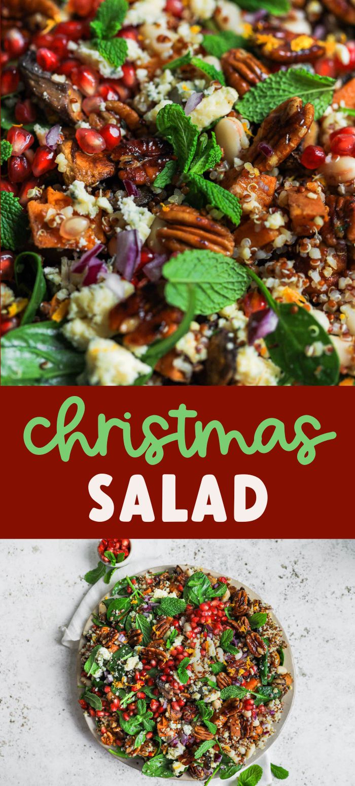 Vegetarian Christmas Salad Happy Veggie Kitchen