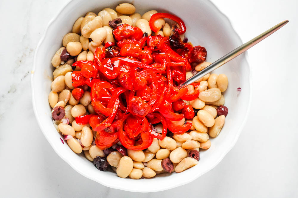 Warm Butter Bean Salad Happy Veggie Kitchen