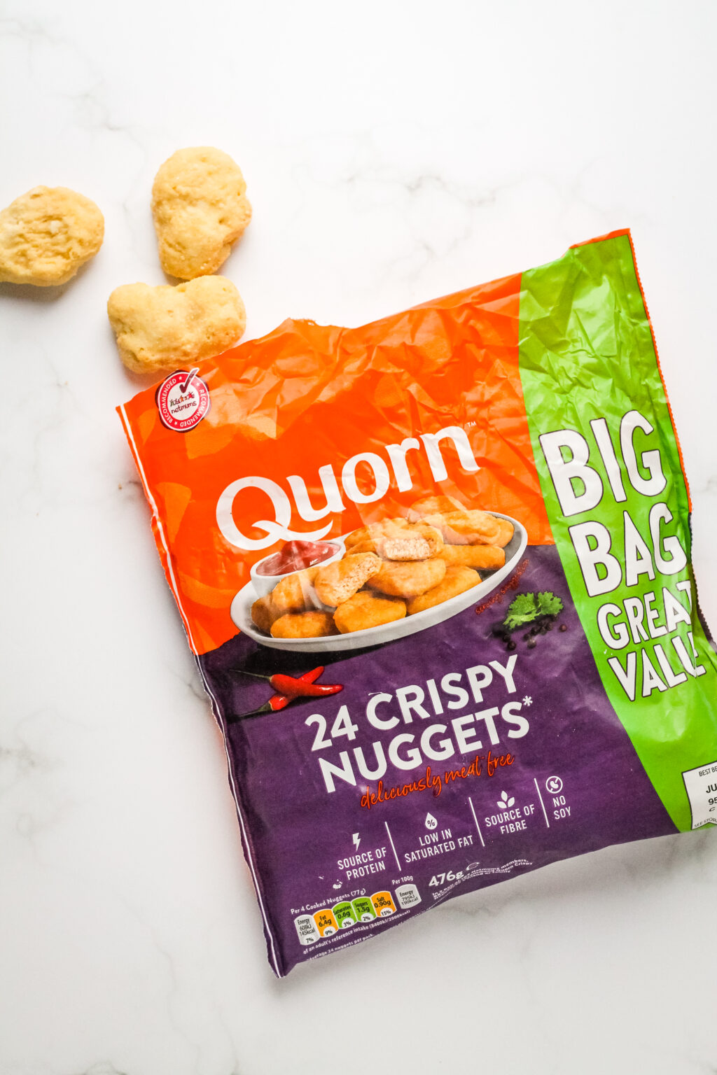 Air Fryer Kids Meal Boxes with Quorn Crispy Nuggets Happy Veggie Kitchen