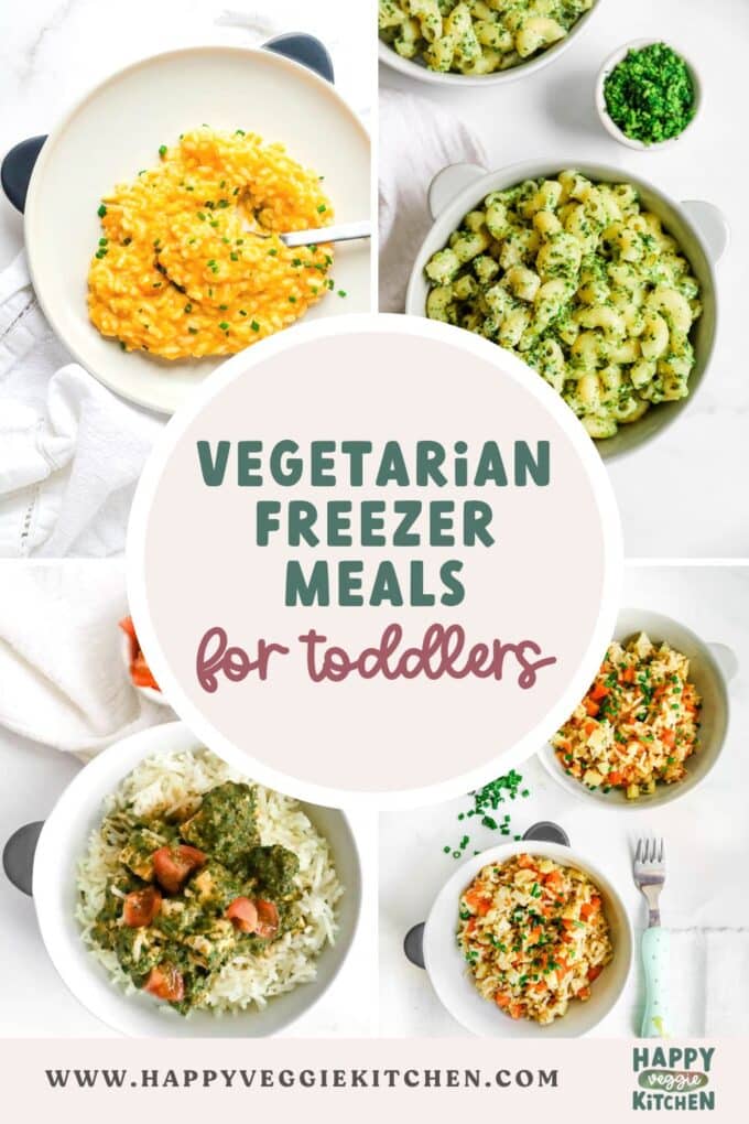 16 Vegetarian Toddler Freezer Meals - Happy Veggie Kitchen