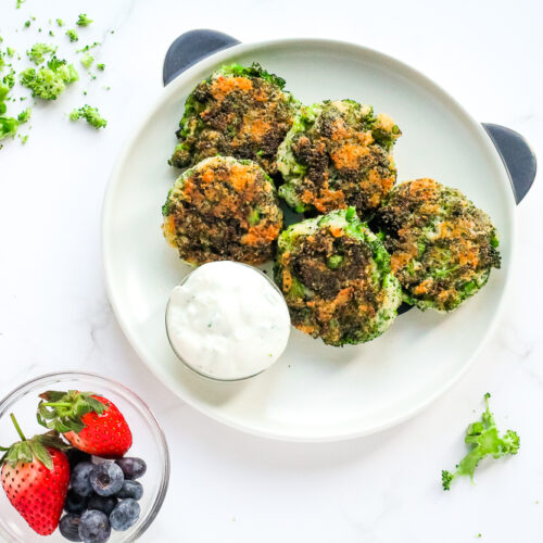 Broccoli Fritters for Babies, Toddlers & Kids Happy Veggie Kitchen