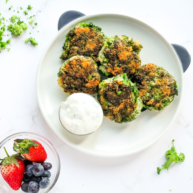 Broccoli Fritters for Babies, Toddlers & Kids Happy Veggie Kitchen