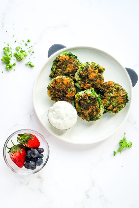 Broccoli Fritters for Babies, Toddlers & Kids Happy Veggie Kitchen