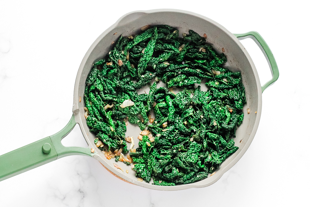 Easy One Pan Kale Gnocchi Happy Veggie Kitchen