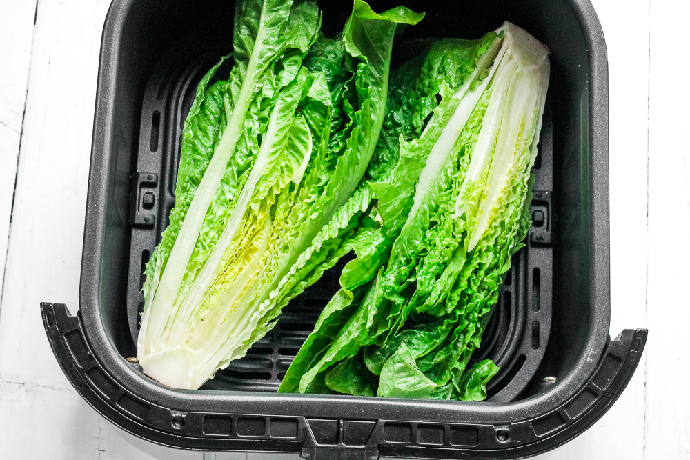 Air Fryer Romaine Salad Happy Veggie Kitchen