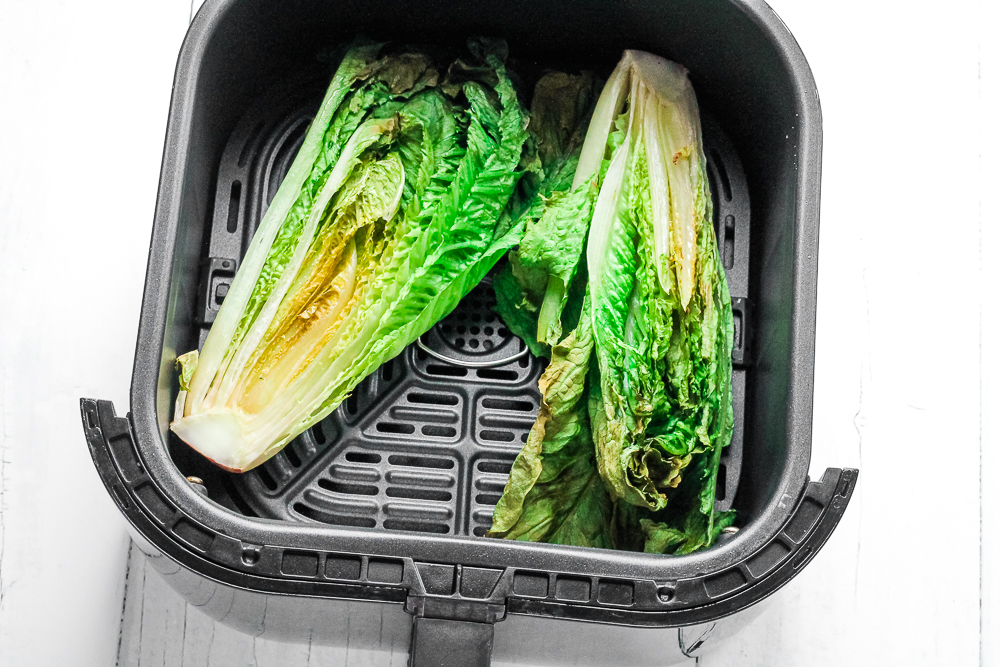 Air Fryer Romaine Salad Happy Veggie Kitchen