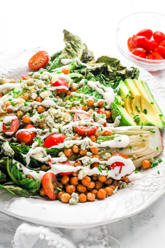 Air Fryer Romaine Salad Happy Veggie Kitchen