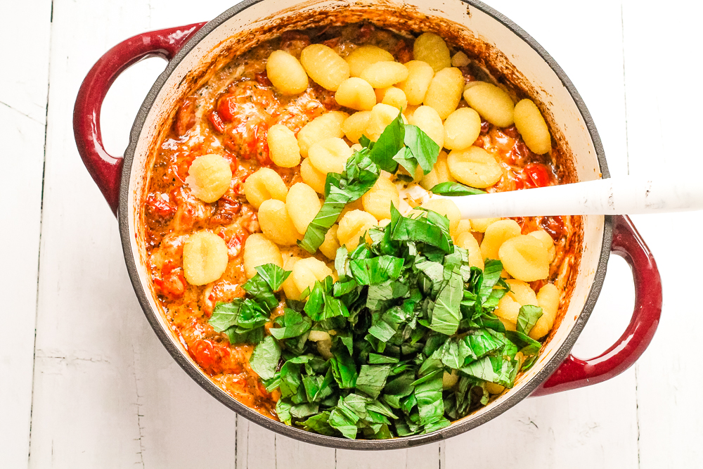 Roasted Tomato & Mascarpone Gnocchi Happy Veggie Kitchen