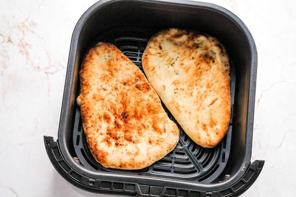 Air Fryer Naan Pizza Happy Veggie Kitchen