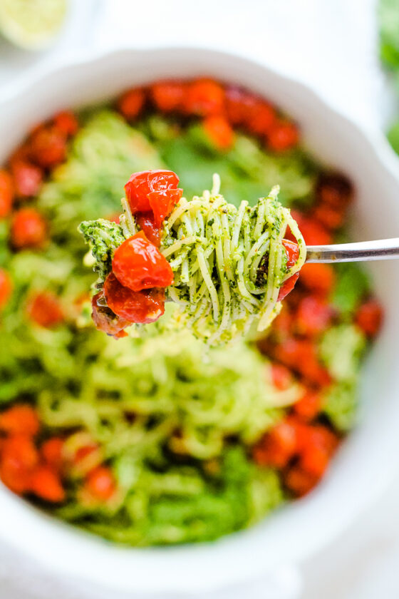 Cilantro (Coriander) Pesto Pasta Happy Veggie Kitchen