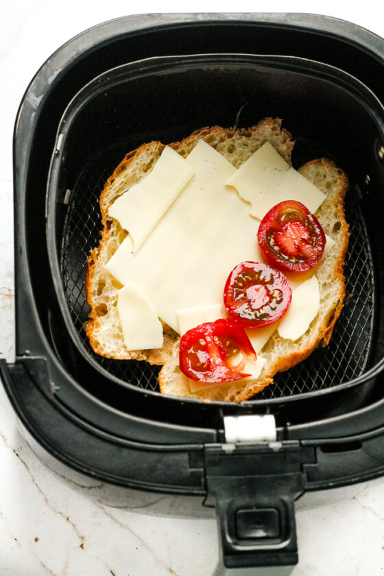 Air Fryer Croissant Sandwiches Happy Veggie Kitchen
