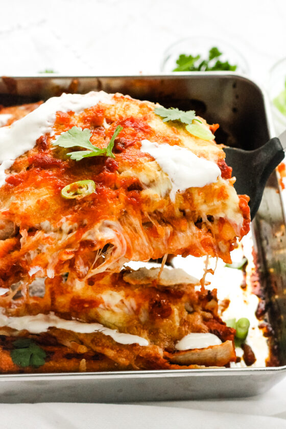 Easy Air Fryer Enchiladas (Cheese & Bean) Happy Veggie Kitchen
