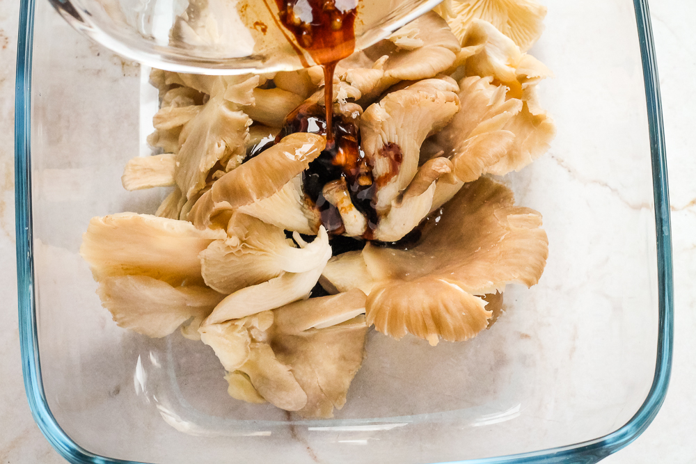 Air Fryer Oyster Mushroom Steaks Happy Veggie Kitchen